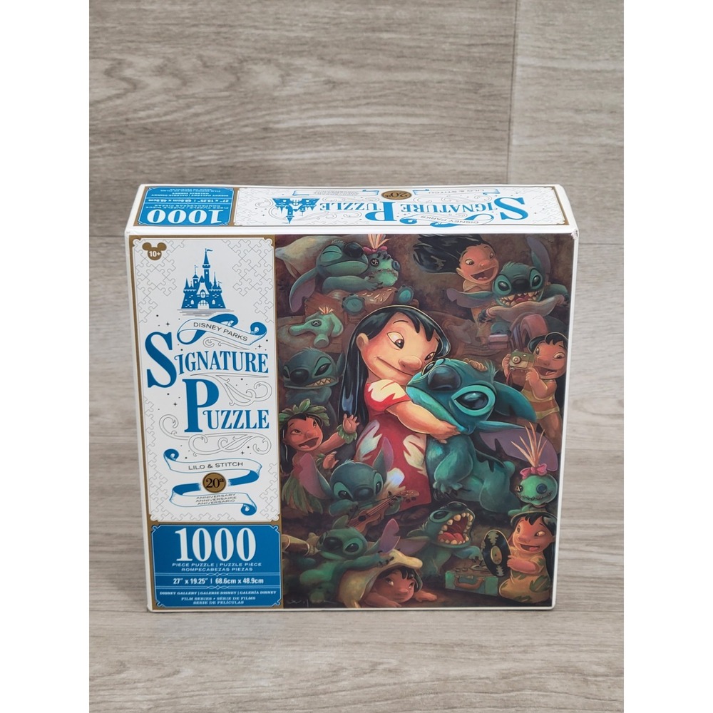 Disney Parks Signature Puzzle Lilo & Stitch 1000 Piece Jigsaw Puzzle New Sealed
